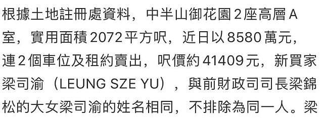 “跳水皇后”伏明霞与丈夫梁锦松送长女近亿元豪宅，作为其18岁生日礼物（组图） - 4