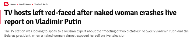 电视直播惊现“裸体”！令人感到尴尬的一幕被播出，主持人羞红了脸，引发了轰动（组图） - 1