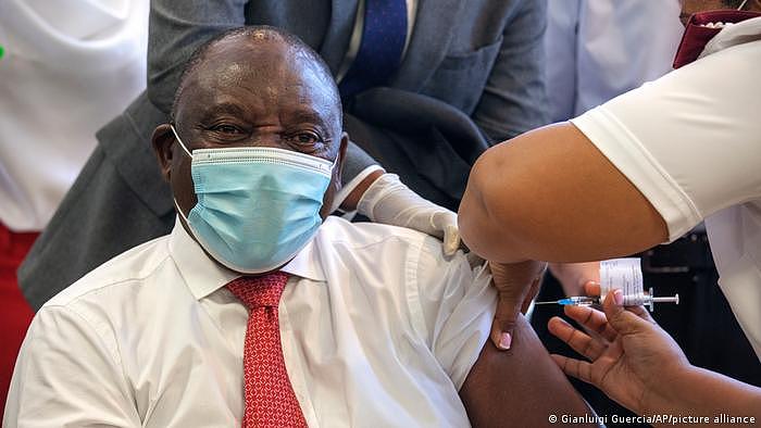 World Leaders receiving vaccine | Cyril Ramaphosa