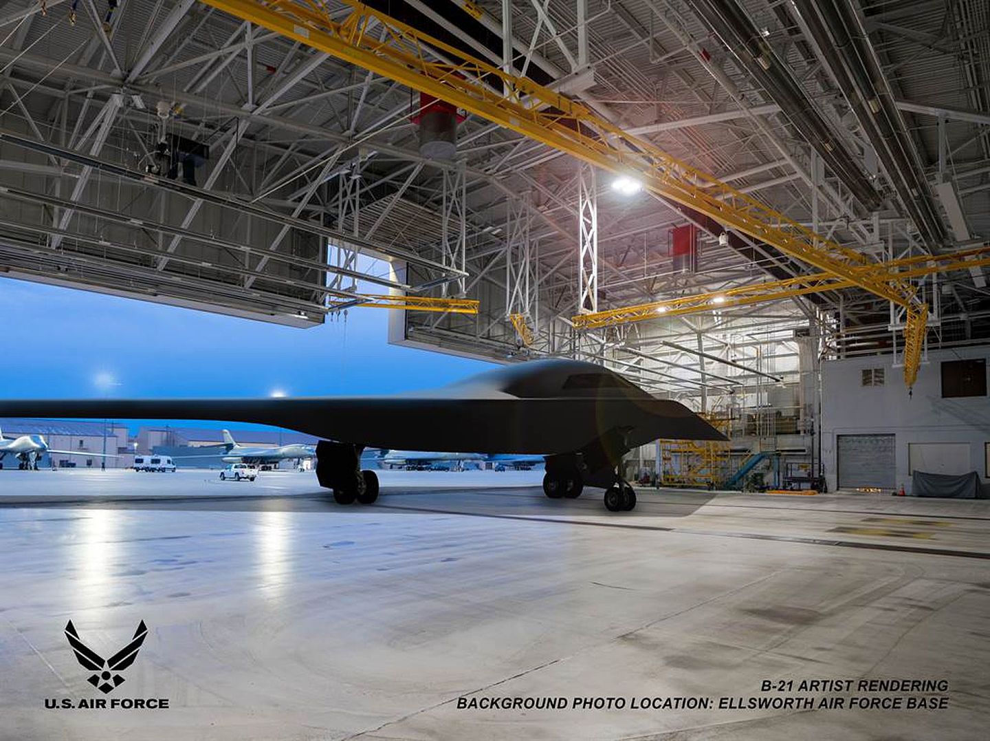 B-21下一代远距轰炸机的推出，仅是美军改良未来战略威摄面貌的第一步而已，未来研发的重点除了匿踪、极音速轰炸机的换代外，极音速武器将是部署的重点。（U.S.A.F.）