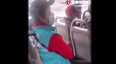 嫌让座慢，北京大妈怒骂女乘客：臭外地的，我正黄旗（视频/组图） - 1