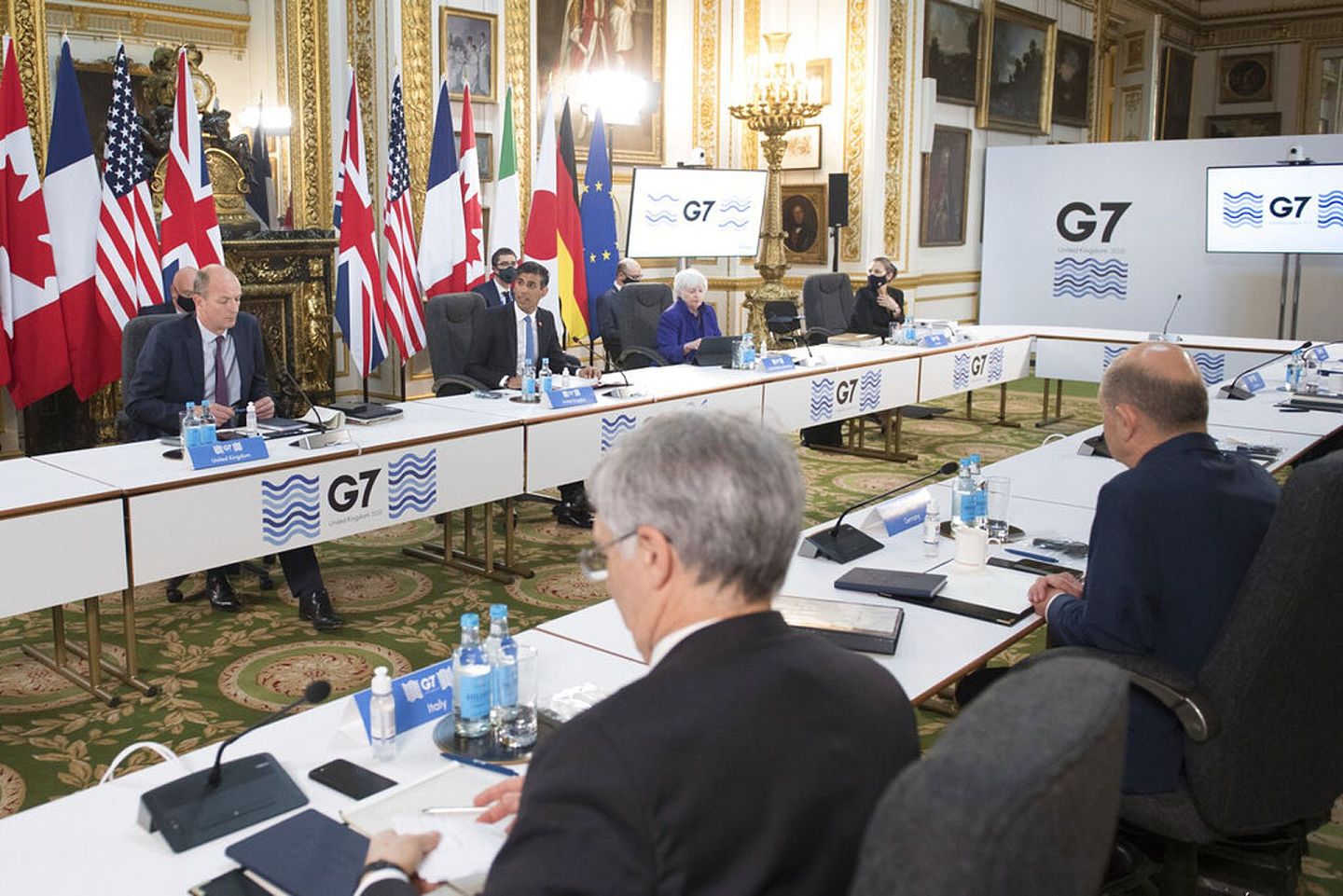 G7财长会6月4日在伦敦召开。（AP）