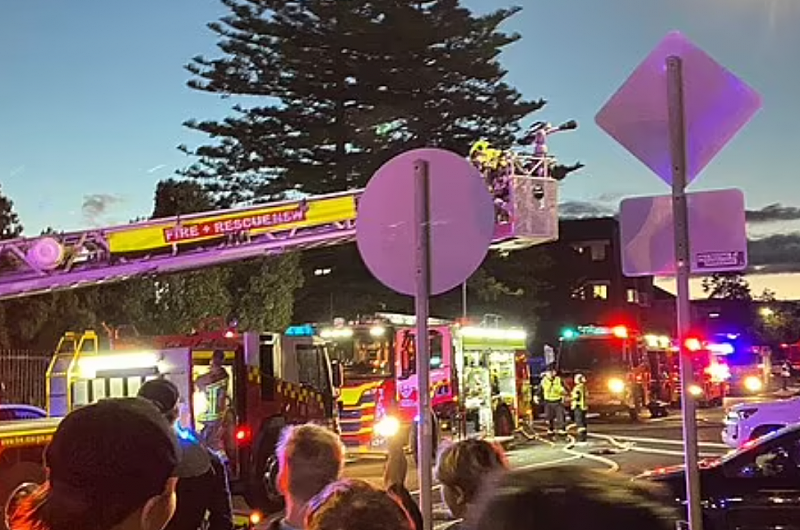 悉尼公校发生火灾，学生紧急疏散！屋顶被烧穿，浓烟喷涌而出（视频/组图） - 3