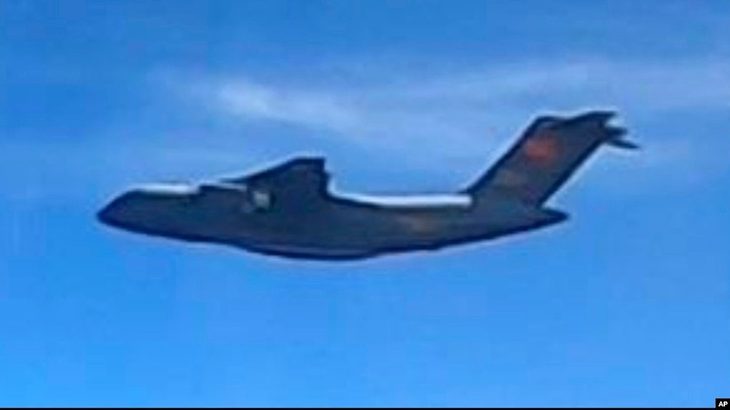 马来西亚当局称中国解放军空军的“西安Y-20”运输机出现在马来西亚海域上空。 所拍摄图片来自马来西亚皇家空军。 （2021年5月31日）