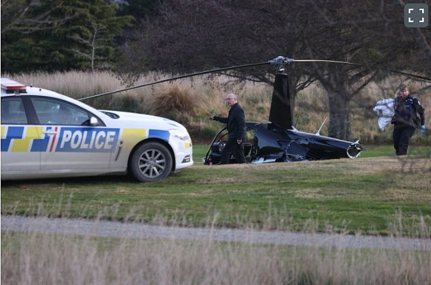 婚礼惊魂！Canterbury一直升机坠落高尔夫球场，包括新婚夫妇在内4人受伤（组图） - 3