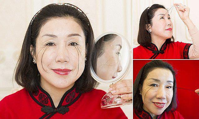 中国女子睫毛长达20.5厘米，打破吉尼斯记录，医生对此现象也很困惑（组图） - 1