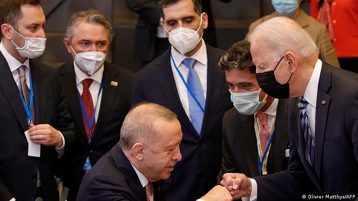 Brüssel NATO Gipfeltreffen l Erdogan und Biden