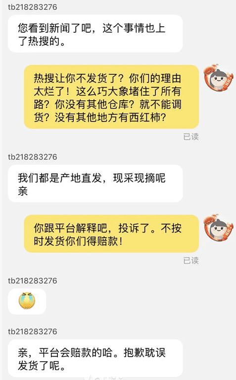 网购番茄“失踪”！店家说是被云南大象堵了？真相竟然…（视频/组图） - 3