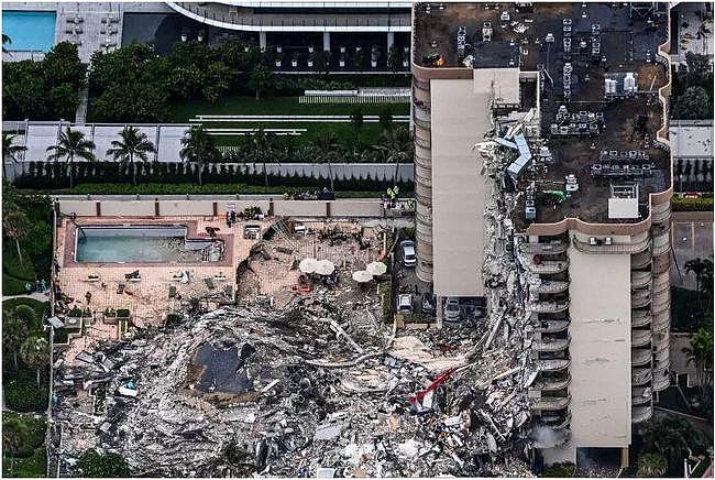 迈阿密垮塌公寓：7天了，废墟中座机不断拨出神秘来电（组图） - 2