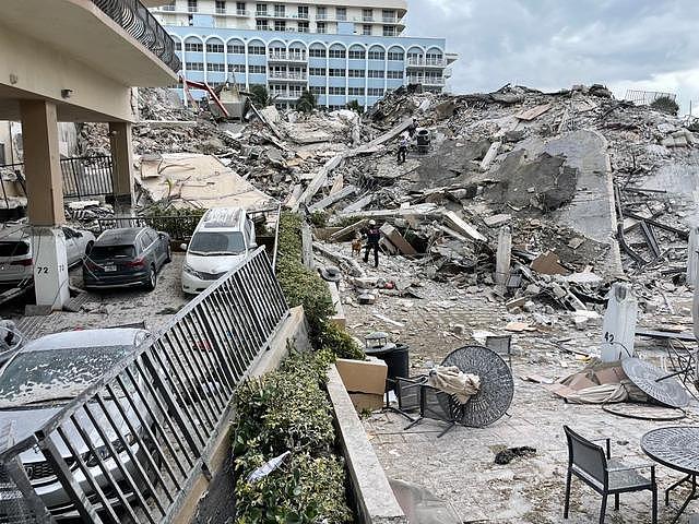 迈阿密垮塌公寓：7天了，废墟中座机不断拨出神秘来电（组图） - 4