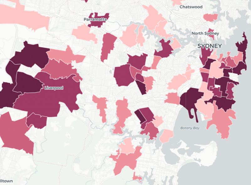 悉尼最新疫情地图公布，五大华人区均有确诊（组图） - 3