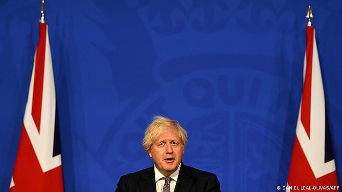 Großbritanniens Premierminister Boris Johnson über Lockerungen der Corona-Beschränkungen