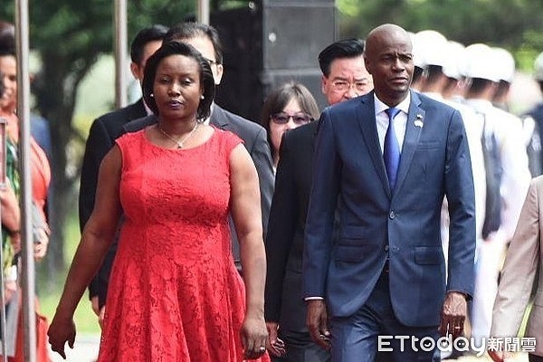 ▲海地总统摩依士曾于2018年访台。 （资料照／记者林敬旻摄）