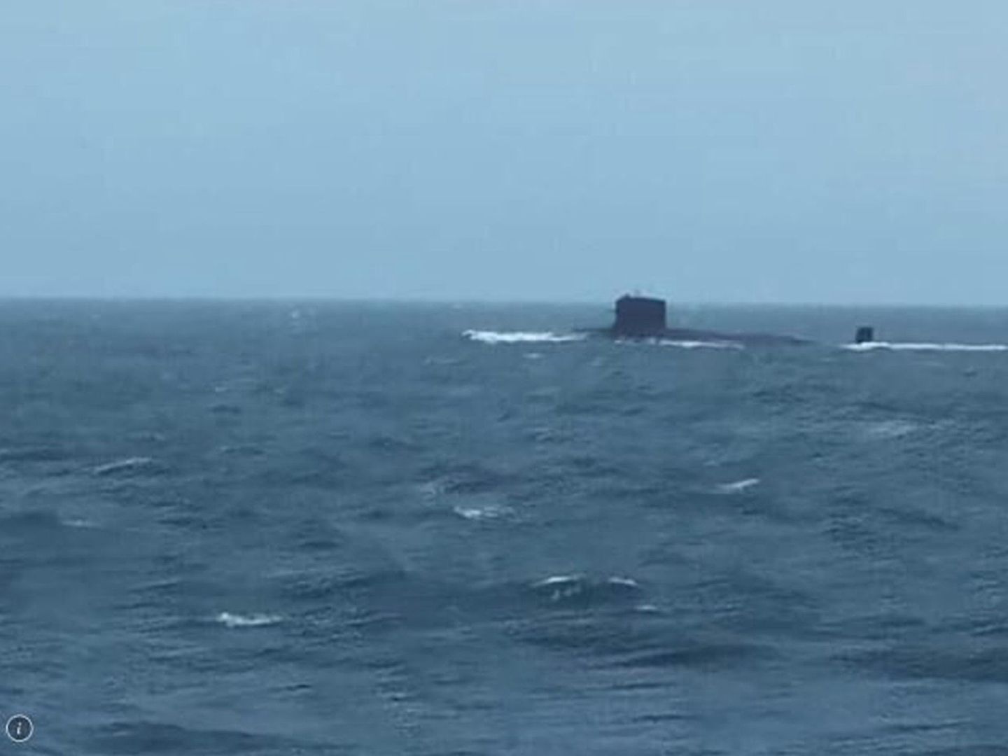 除水下无人机外，中国大陆的攻击核潜艇也曾出现在台湾海峡。（微博@战车LI）