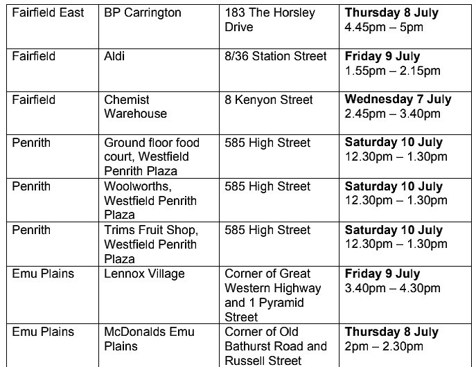 悉尼疫情场所更新：Burwood再次中招，Flemington集市持续上榜（图） - 92