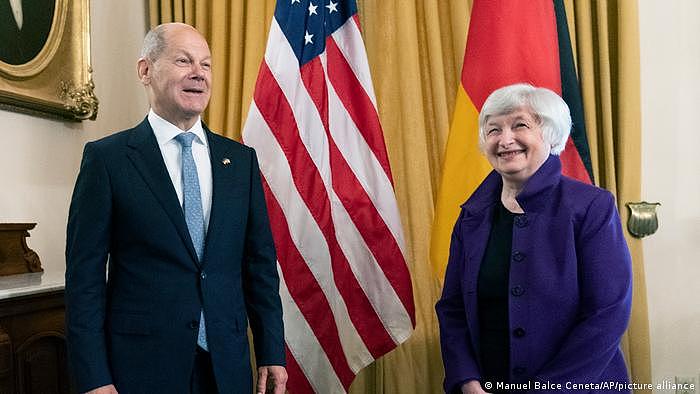 Italien Venedig | G20 - Janet Yellen und Olaf Scholz