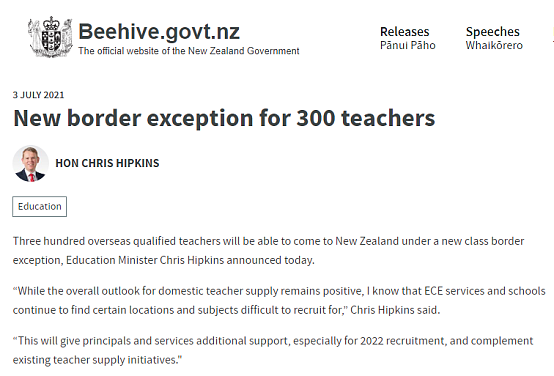 移民局最新宣布，这些人可以申请豁免返回新西兰 - 2