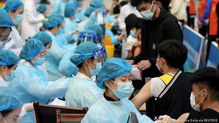 China Qingdao | Coronavirus | Impfkampagme