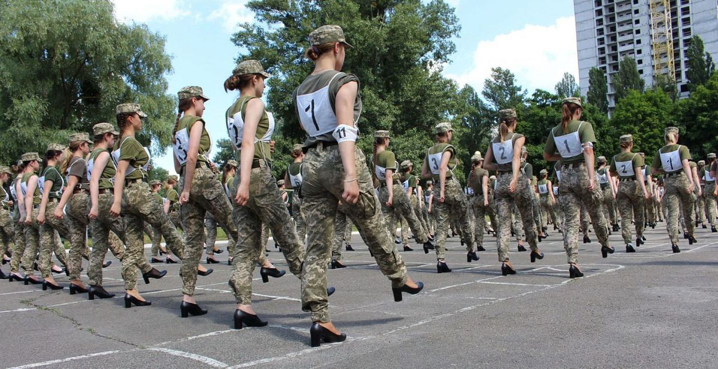 2021年7月2日，乌克兰国防部发布阅兵式训练照片。（乌克兰国防部）
