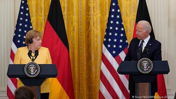 USA I Angela Merkel und Joe Biden in Washington