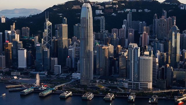 A general view of Two International Finance Centre (IFC), HSBC headquarters and Bank of China are seen in Hong Kong, China July 13, 2021