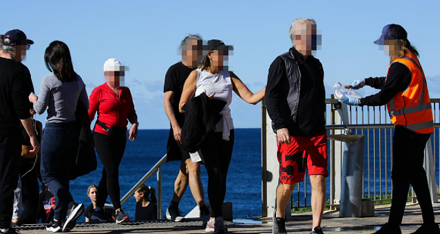 悉尼“封城”期间Bondi海滩频现“人从众”，新州警务厅长：或关闭整片海滩（组图） - 3