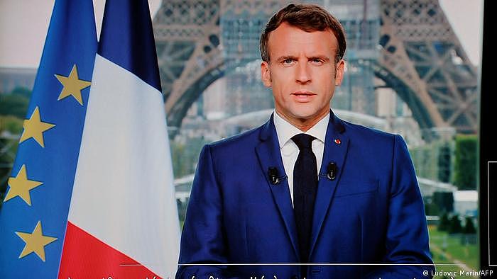 Frankreich TV-Rede Macron