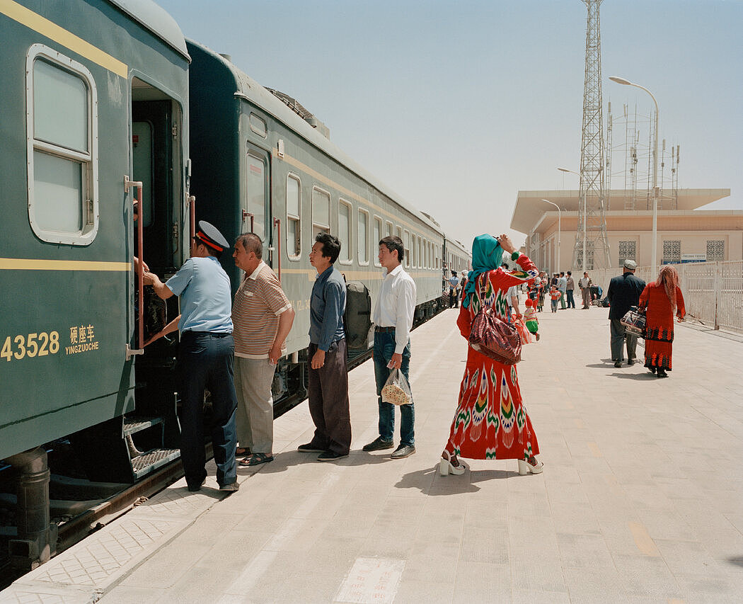2016年的喀什火车站。