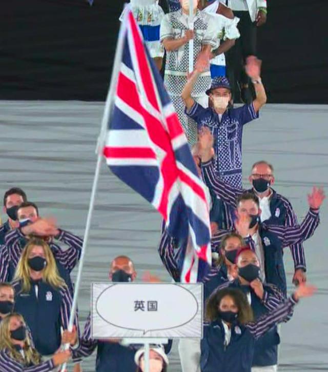 东京奥运会开幕式，英国代表团入场时，为何举牌写的是“中文”？（组图） - 2