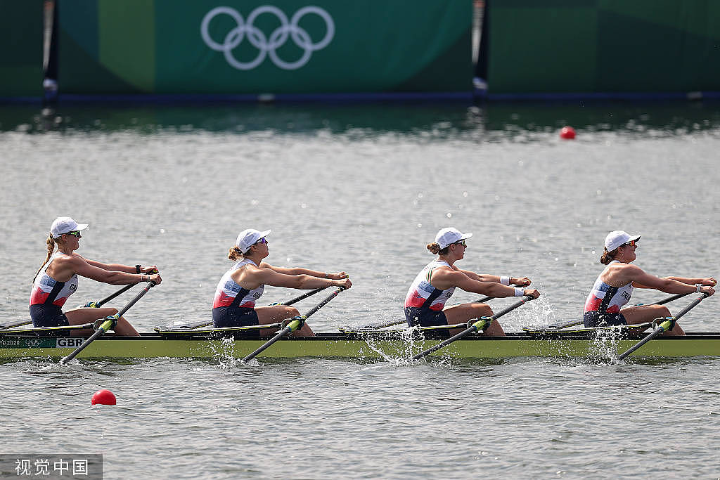 女子四人单桨中国第五 澳大利亚夺冠荷兰爱尔兰揽银铜（组图） - 1