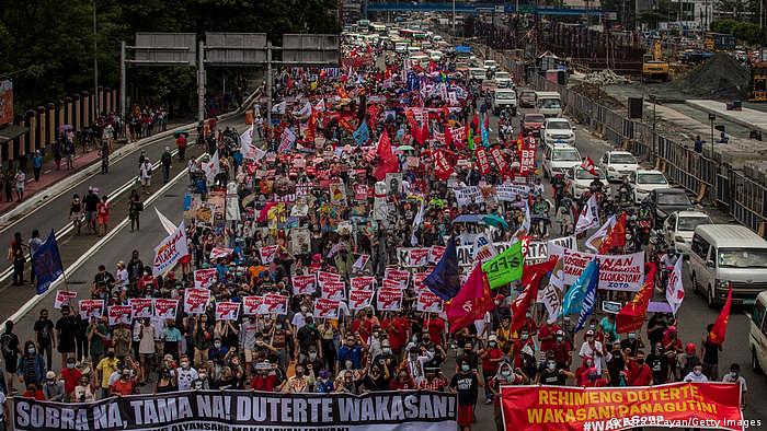 Philippinen Manila | Protest gegen Präsident Rodrigo Duterte