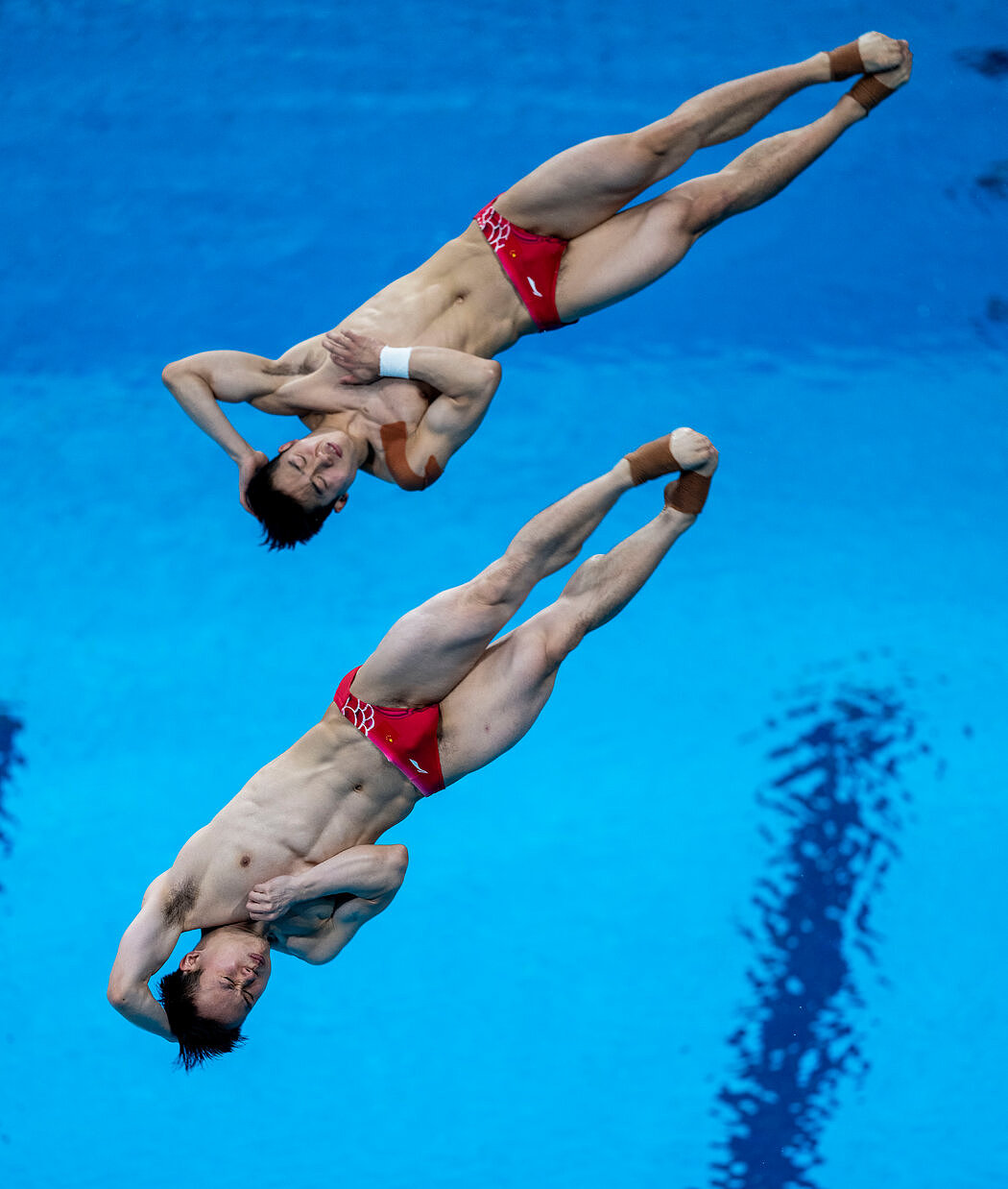 中国跳水选手谢思埸、王宗源本周三获得了男子双人3米板冠军。跳水是中国的传统强项之一。