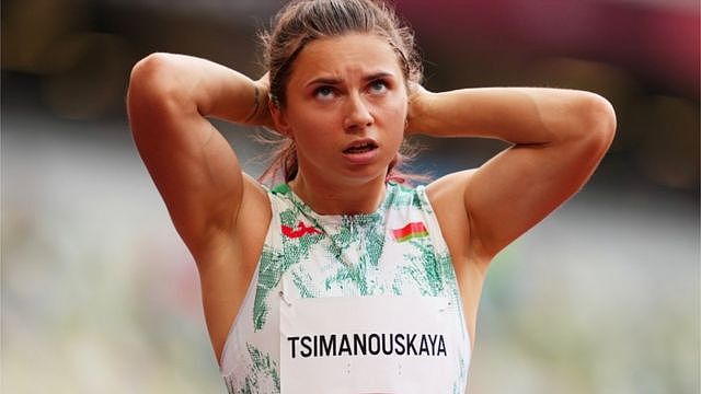 齐马努斯卡娅于7月30日参加了女子100米小组赛。