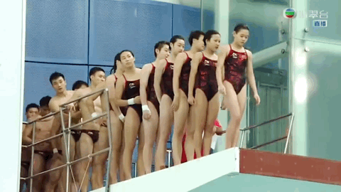 中国跳水队“名场面” ，这奇葩姿势是认真的?（图） - 13