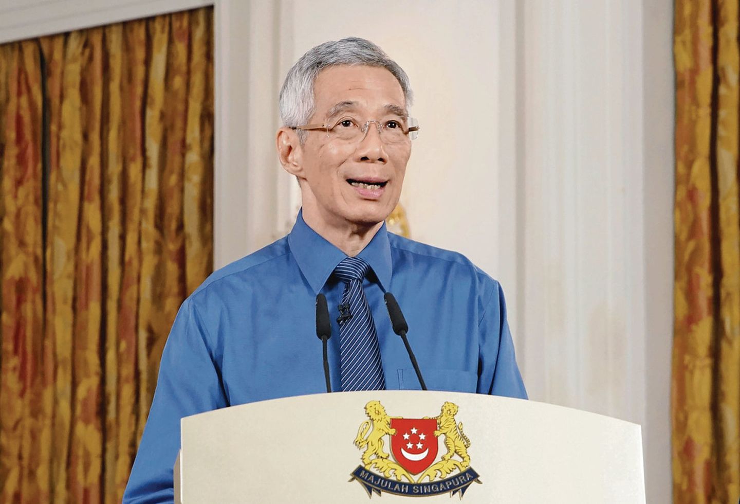 新加坡总理李显龙警告美国别再挑衅地挑战中国，并认为台湾是潜在的冲突爆发点。（AP）