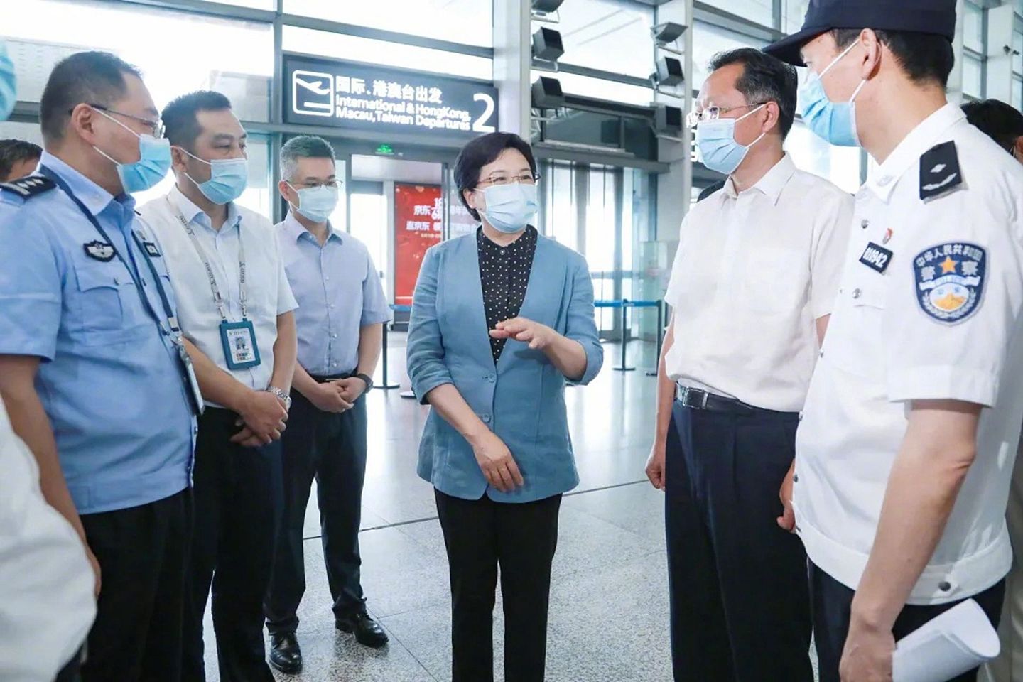 2021年7月下旬起南京市爆发新冠肺炎聚集性疫情。（微信@东部机场集团）