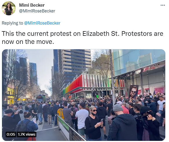 全澳多地爆反封锁大游行，数千人裸脸示威！防暴警察动用催泪弹（视频/组图） - 22
