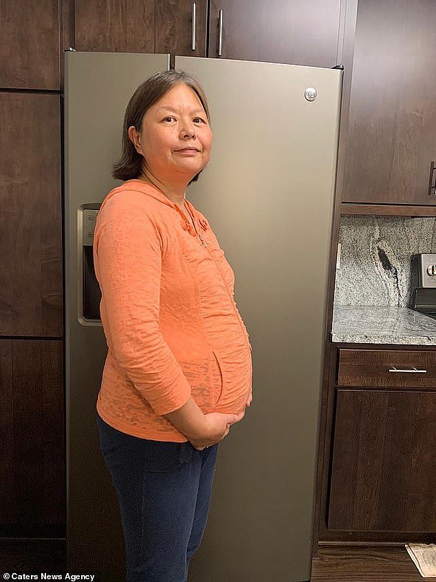 53岁中国妈妈在美国怀孕，已经生了三个娃，最小才2岁还是白人（组图） - 1