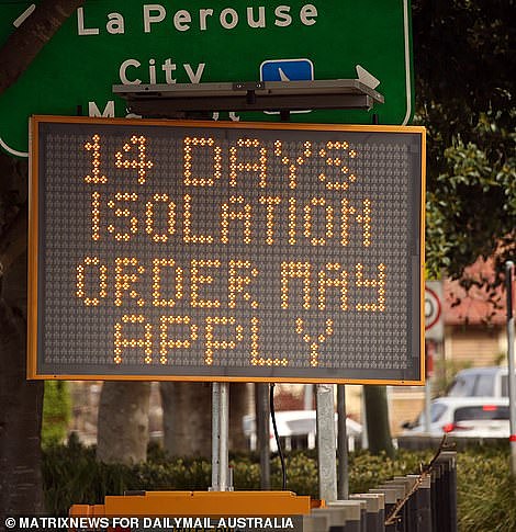 Digital road signs not police were directing the public in Randwick, unlike in Sydney's south-west