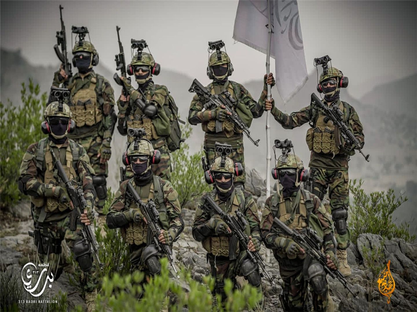 塔利班的宣传材料中称，这支部队训练有素，配备了最先进的军事装备。（Tweet@TweetsBySahil）