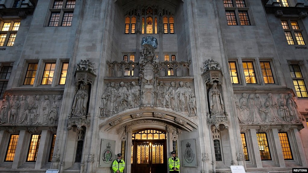 英国最高法院（路透社照片）