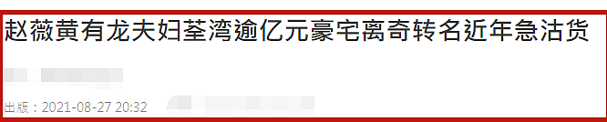 惊现赵薇夫妇香港1.3亿元豪宅离奇转名！近年急售物业，疑似早已布局（组图） - 5