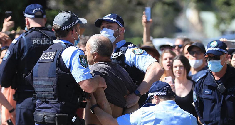 超150人被捕，近600人受罚！新州多地昨日爆发示威，警方：背后组织者可能是他（组图） - 3