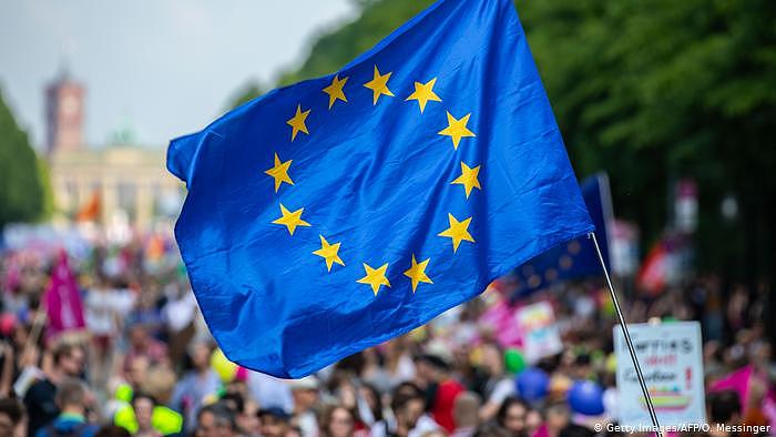 Europawahl 2019 l Pro-Europa-Kundgebung in Berlin - Europaflagge