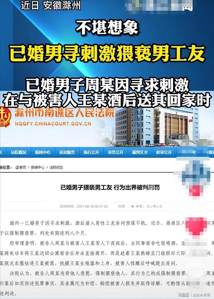 男子饥渴，给男邻居下药，半夜钻他被窝摸胸猥亵下体：身材太好，控制不住（组图） - 8