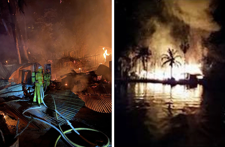 新州知名滨海餐厅被彻底烧毁，50多名消防员赶抵现场参与救援（组图） - 4