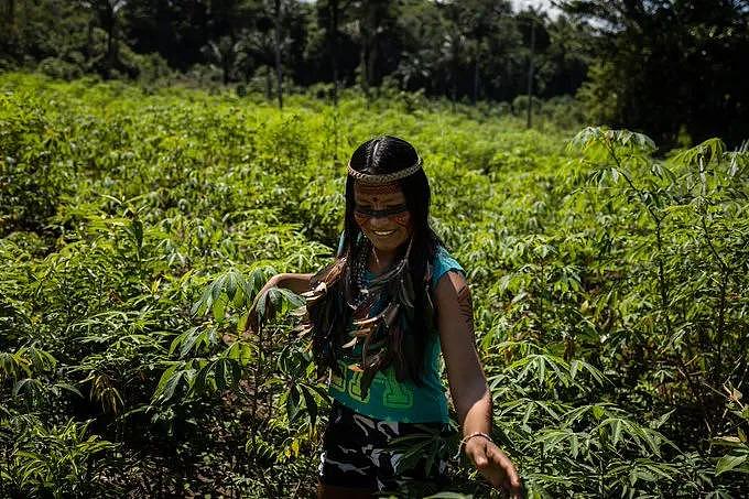 亚马逊雨林土著少女直播吃昆虫成网红，如今没钱交网费要被断网了（组图） - 6