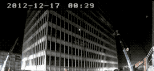 震撼！日本一栋138米地标建筑原地消失，大楼竟然还能这么拆（组图） - 8