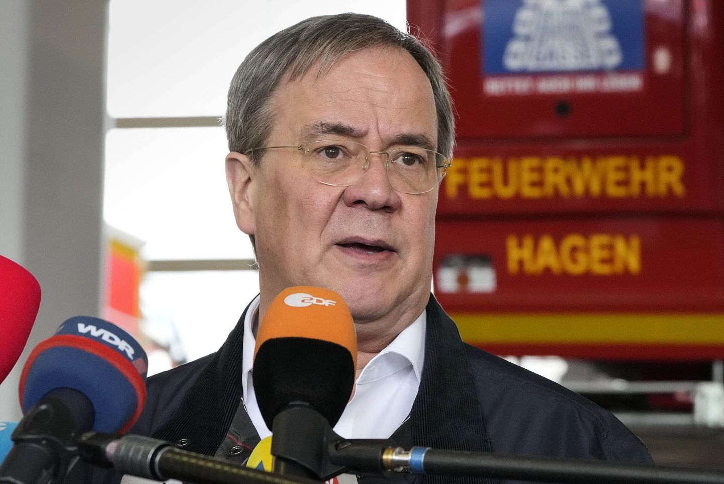 图为德国基督教民主党总理候选人拉舍特 （Armin Laschet），他也是默克尔最后选定的党内接班人。（美联社）