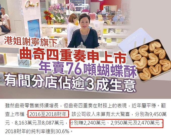 57岁港姐冠军谢宁近况，转行卖饼年赚2千万，208元一盒饼卖到爆（组图） - 11